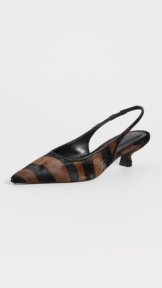 Jenny Slingback Pumps - Cacao Multi