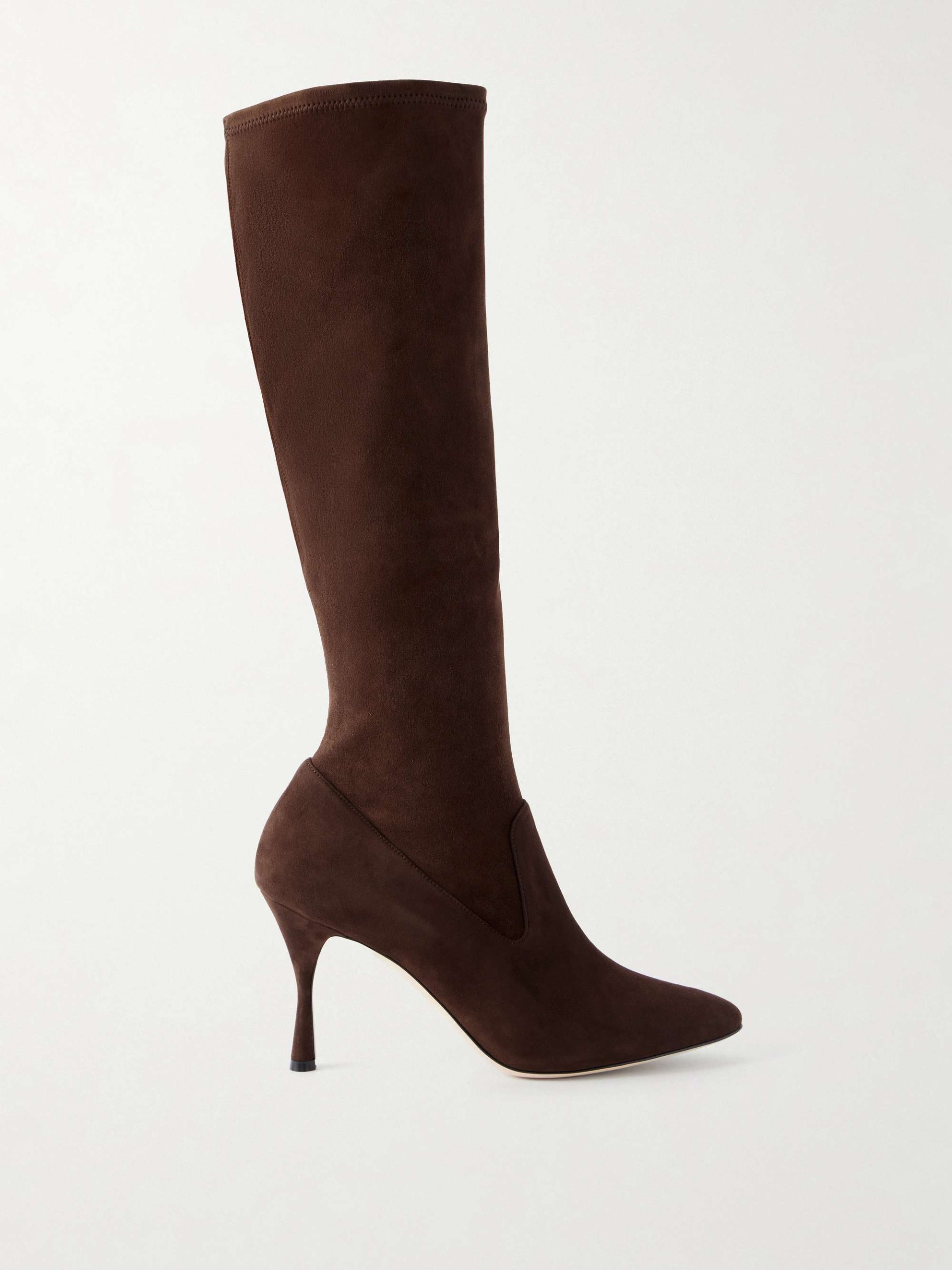 Pamfilo 90 Suede Knee Boots