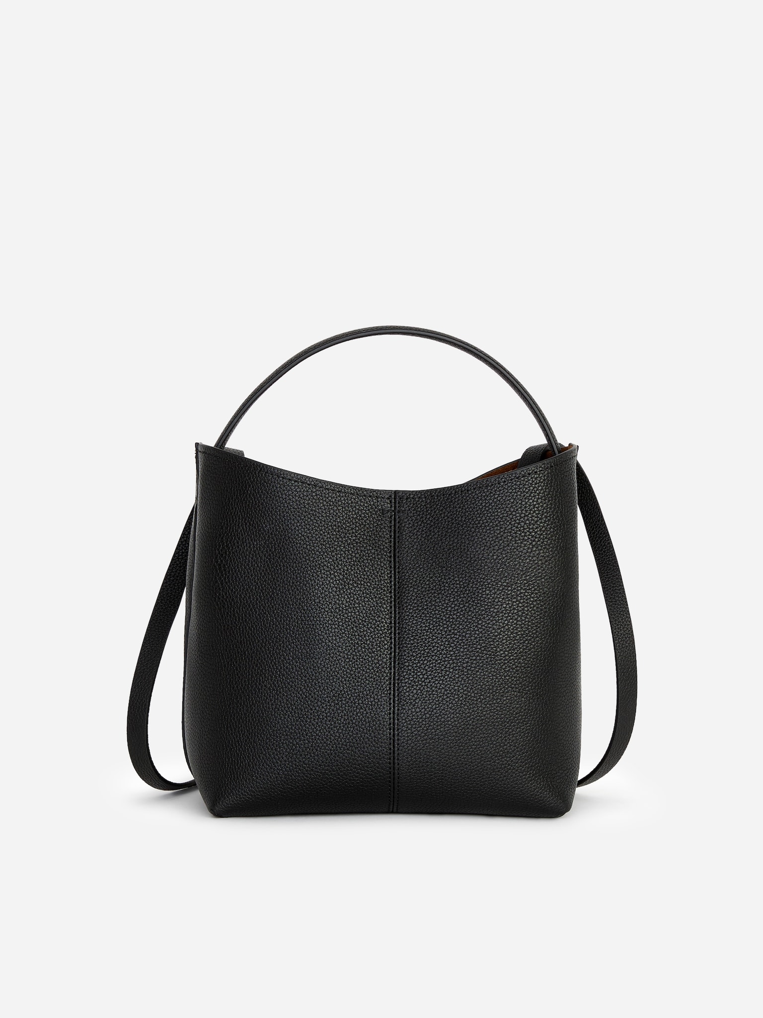 Small Leather Bucket Bag