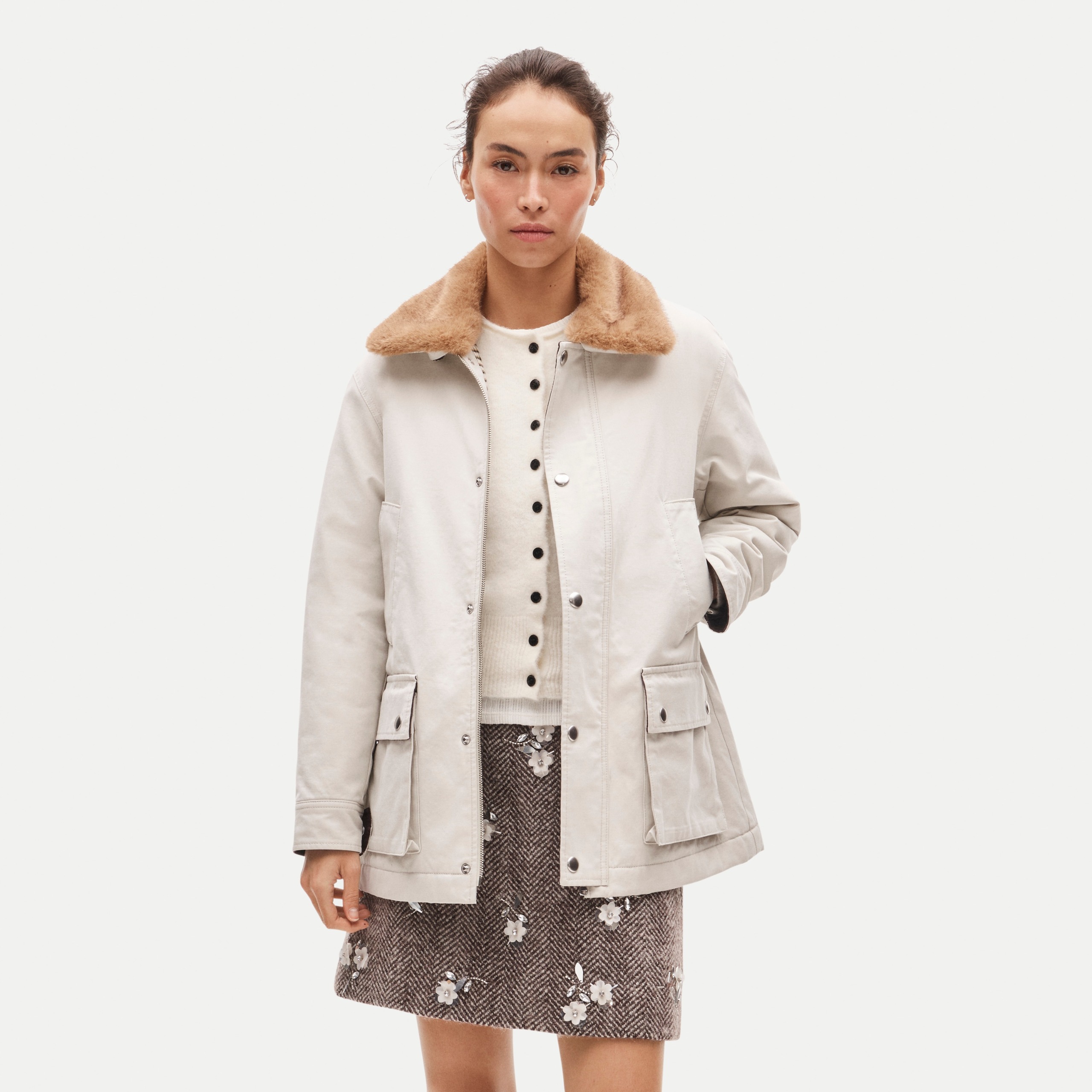 Women's 1986 Barn Jacket&trade; With Removable Faux-Fur Collar