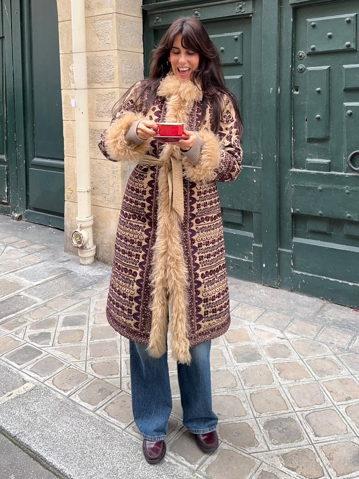 Diane Kari in a Penny Lane coat.