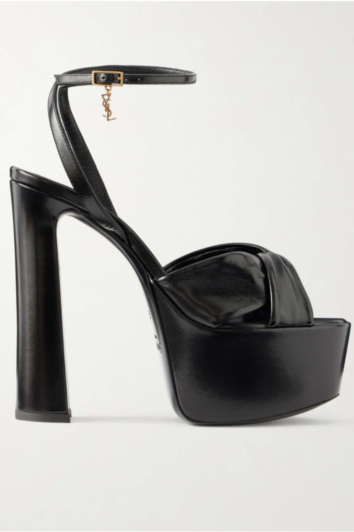 SAINT LAURENT, Franciane Leather Sandals