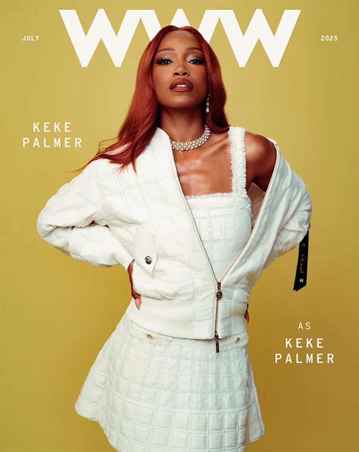 Keke Palmer on the digital cover of Who What Wear.