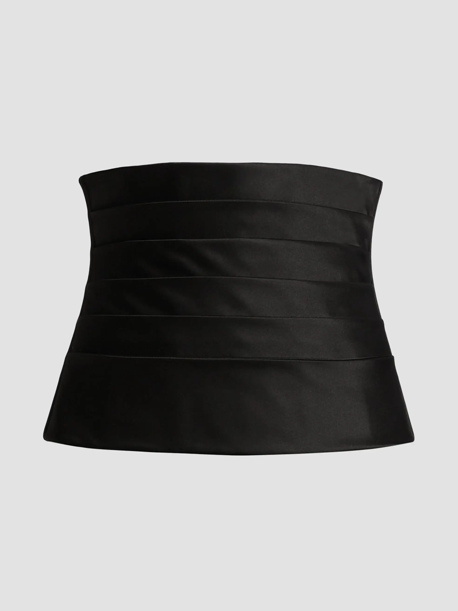 Thom Browne, Silk Faille Cummerbund Corset