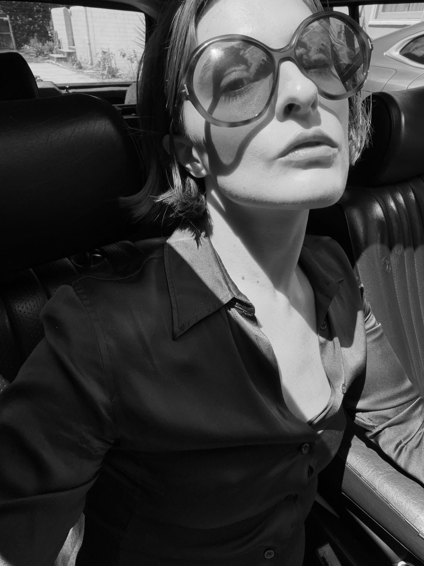 Christie Tyler wearing tortoiseshell glasses.
