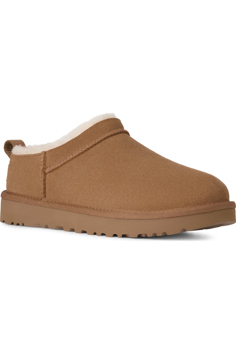 Women's Classic Micro Genuine Shearling Lined Slip-On