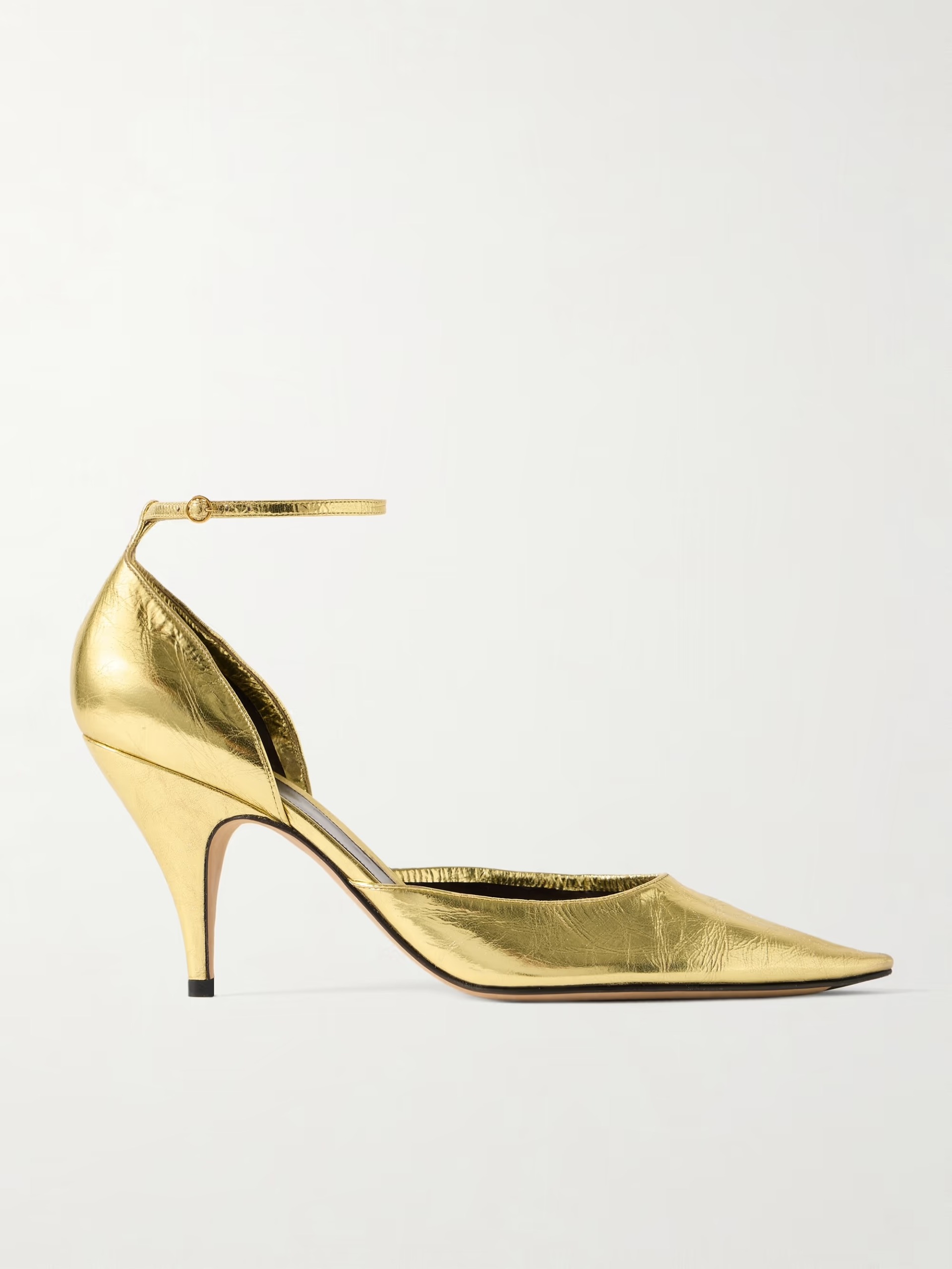net-a-porter, Liisa Kitten D'Orsay Leather Pumps