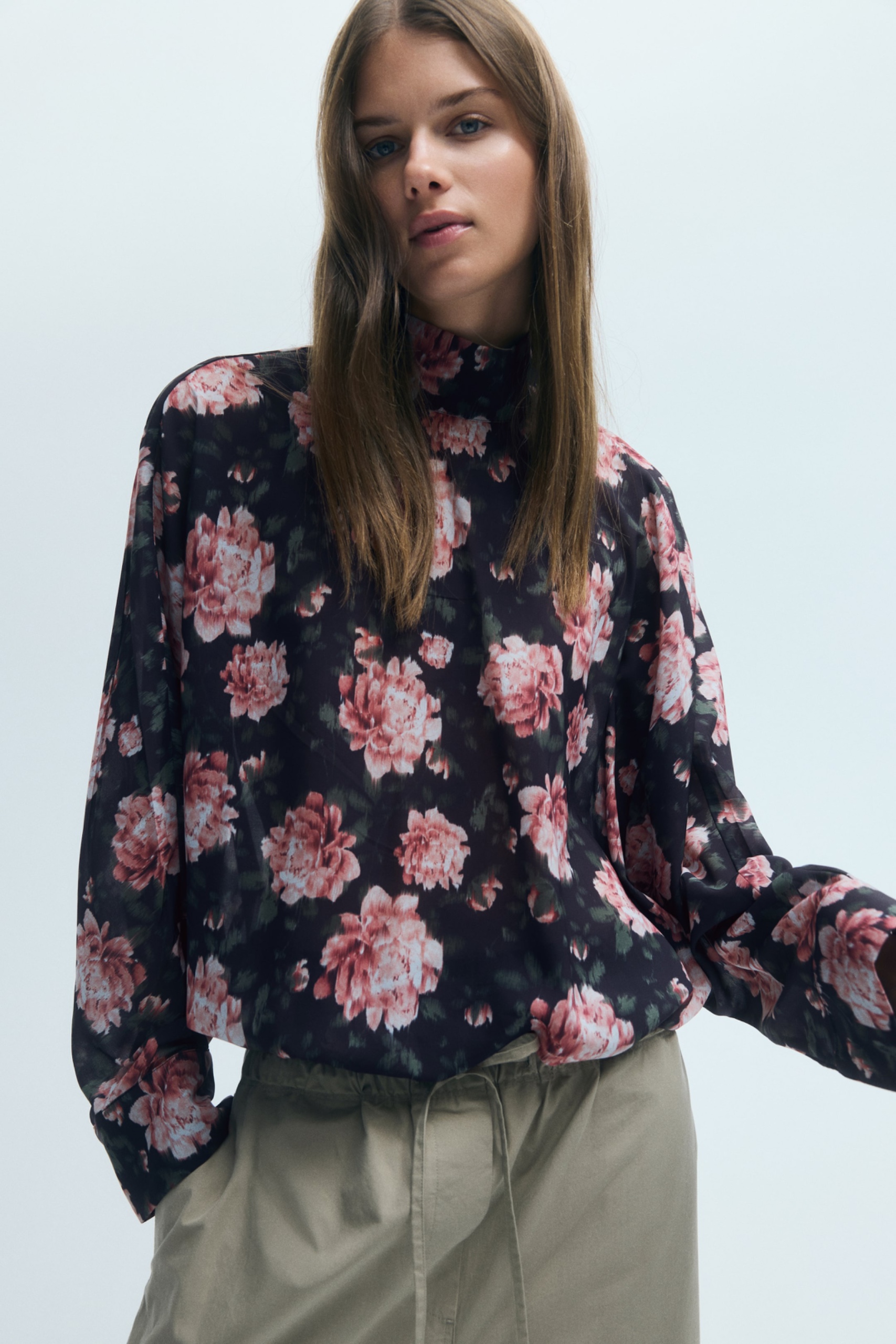 Tie-Detail Blouse