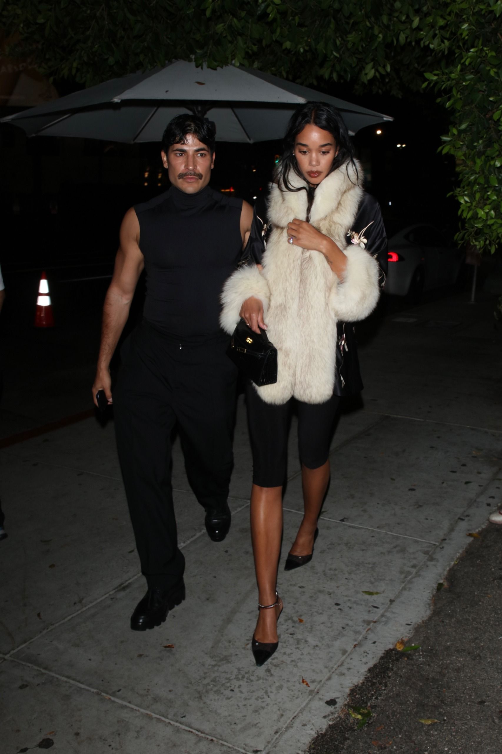 Laura Harrier steps out for Kelsey Merritt&rsquo;s milestone 30th birthday celebration in LA