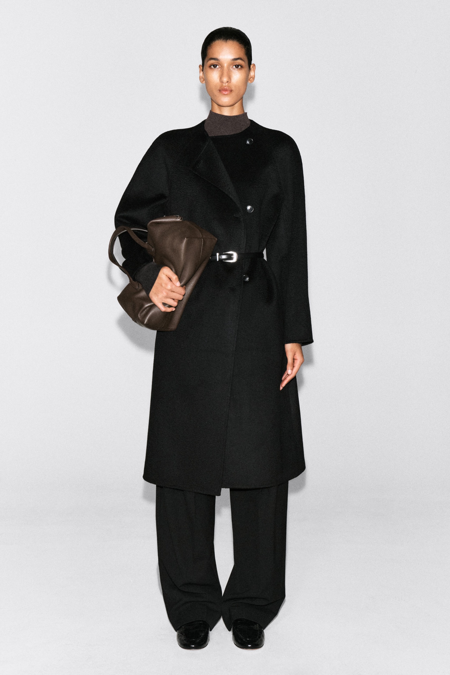 Double-Faced Cashmere Long Coat
