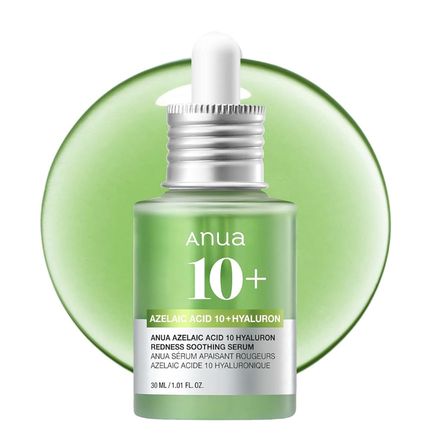 ANUA, Azelaic Acid 10 Hyaluron Redness Soothing Serum