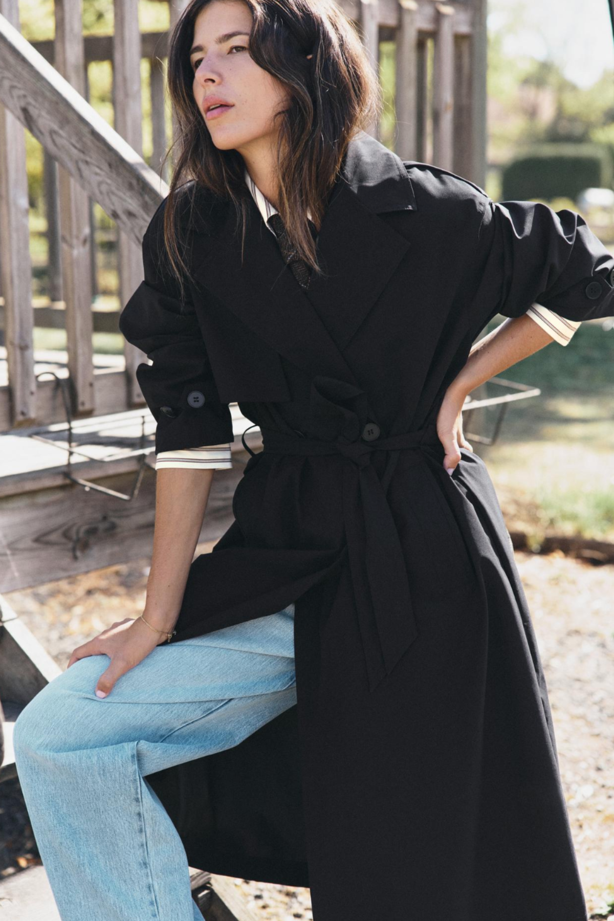 ZARA, Trench Coat With Belt