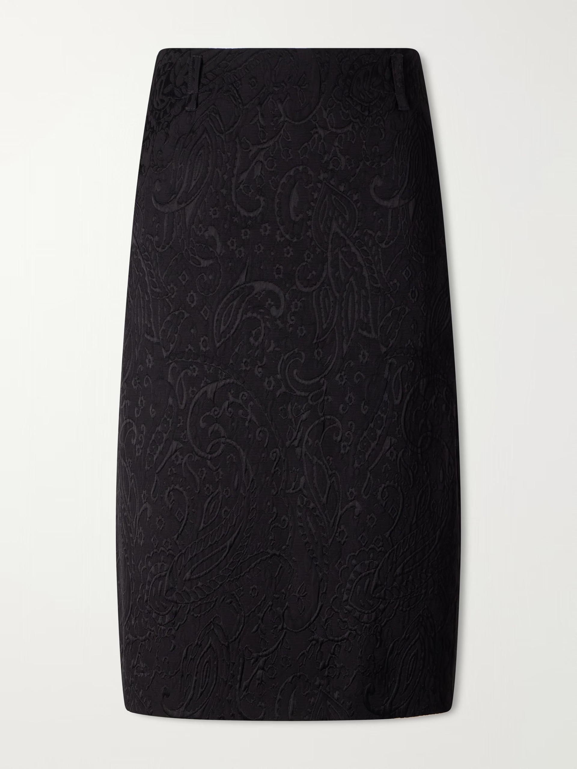 Dries Van Noten, Paisley Motif Matelass&eacute; Jacquard Midi Skirt