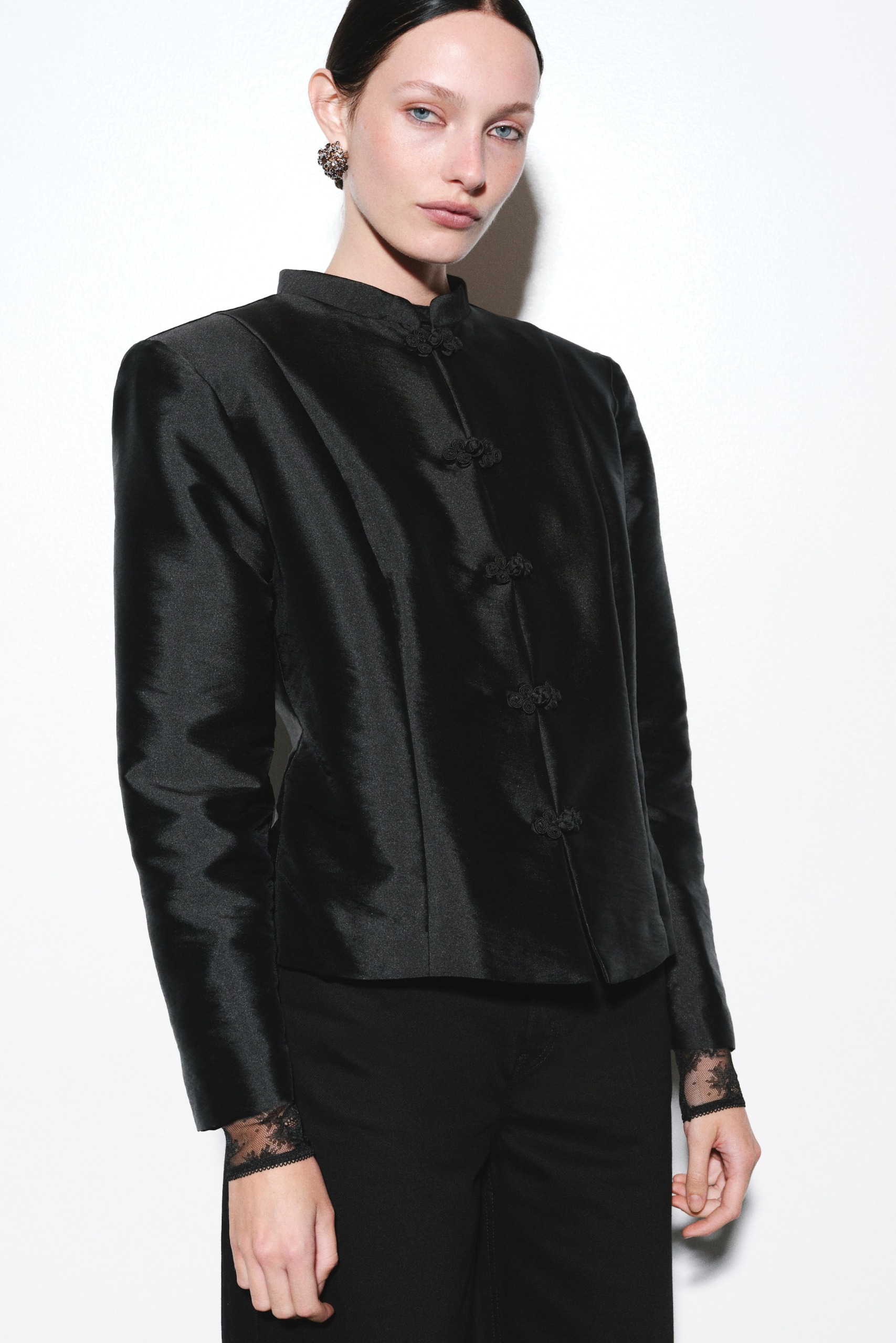 Knot-Button Jacket