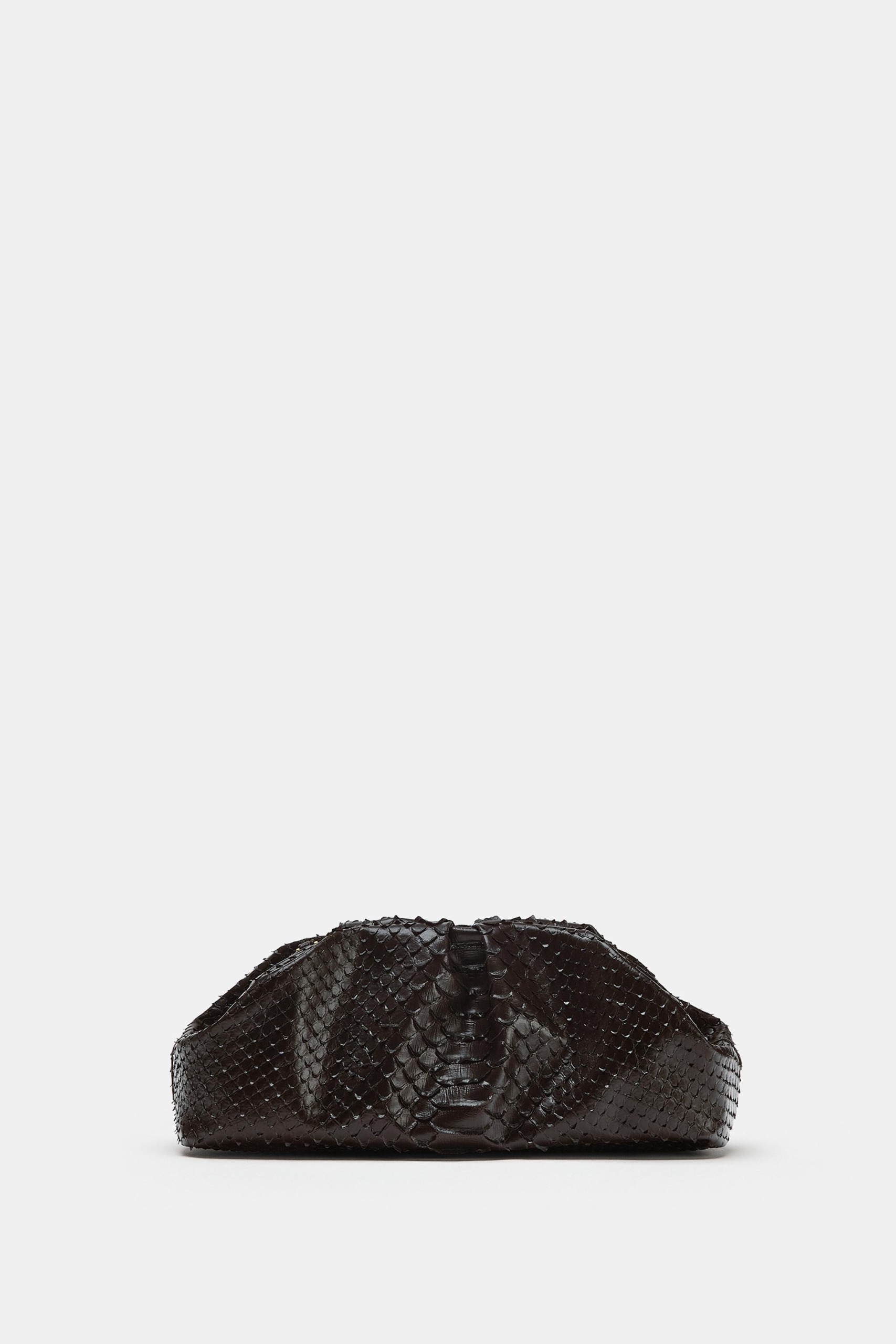 Zara, ANIMAL-PRINT ENVELOPE BAG