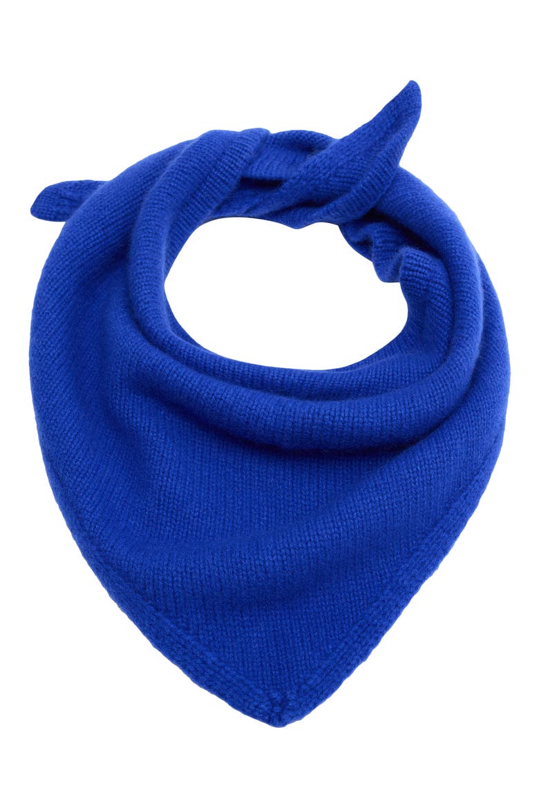 Wool & Cashmere Blend Triangular Scarf