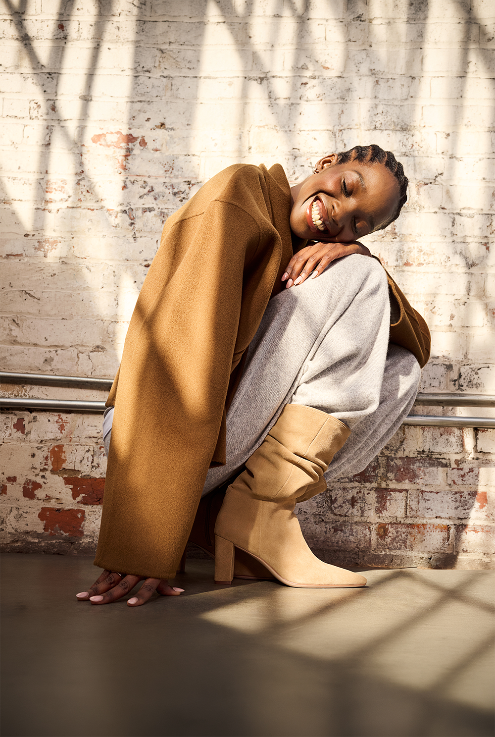 a photo of wide-calf boots from Lauren Chan's partnership with Naturalizer