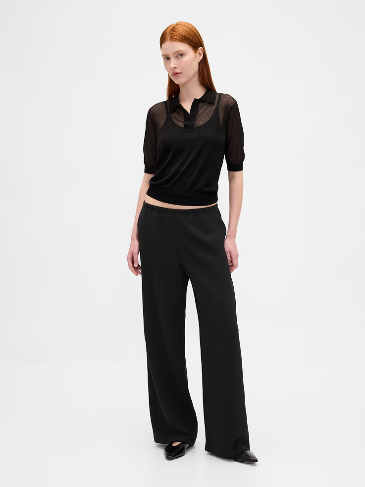 Gap, Easy Wide-Leg Pants