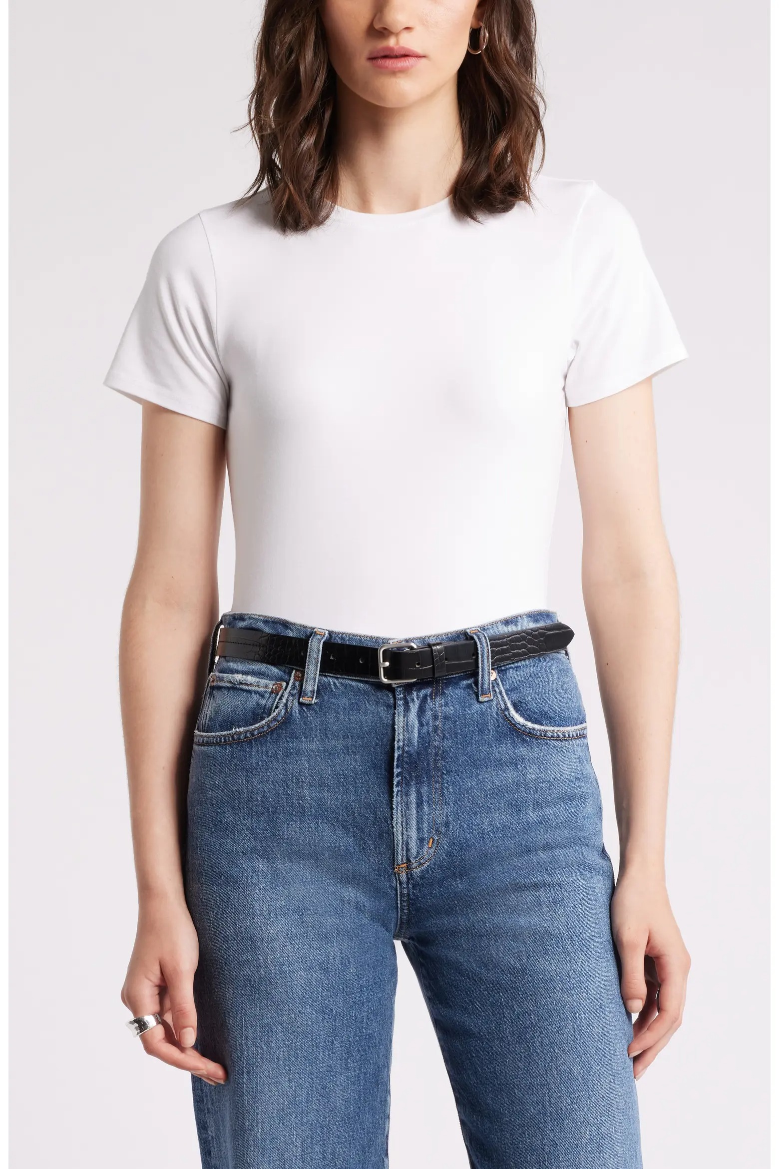 Nordstrom, Pima Cotton Blend Crewneck T-Shirt