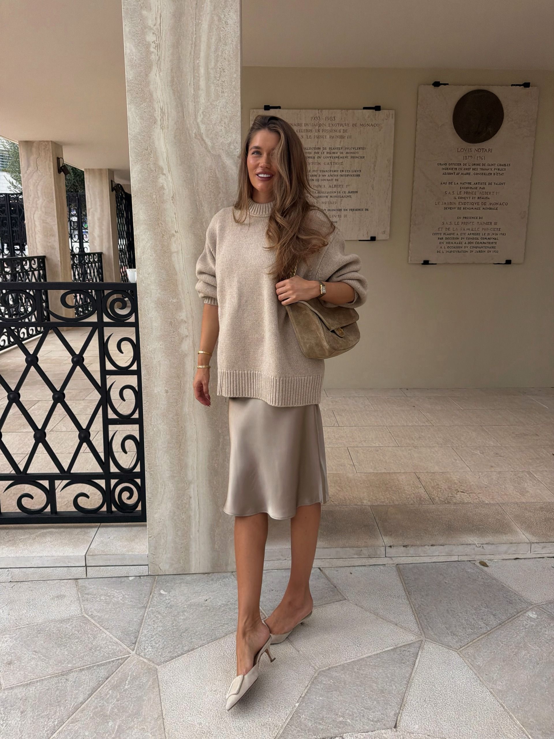 An image of a woman wearing fall nordstrom outfit idea 2026
