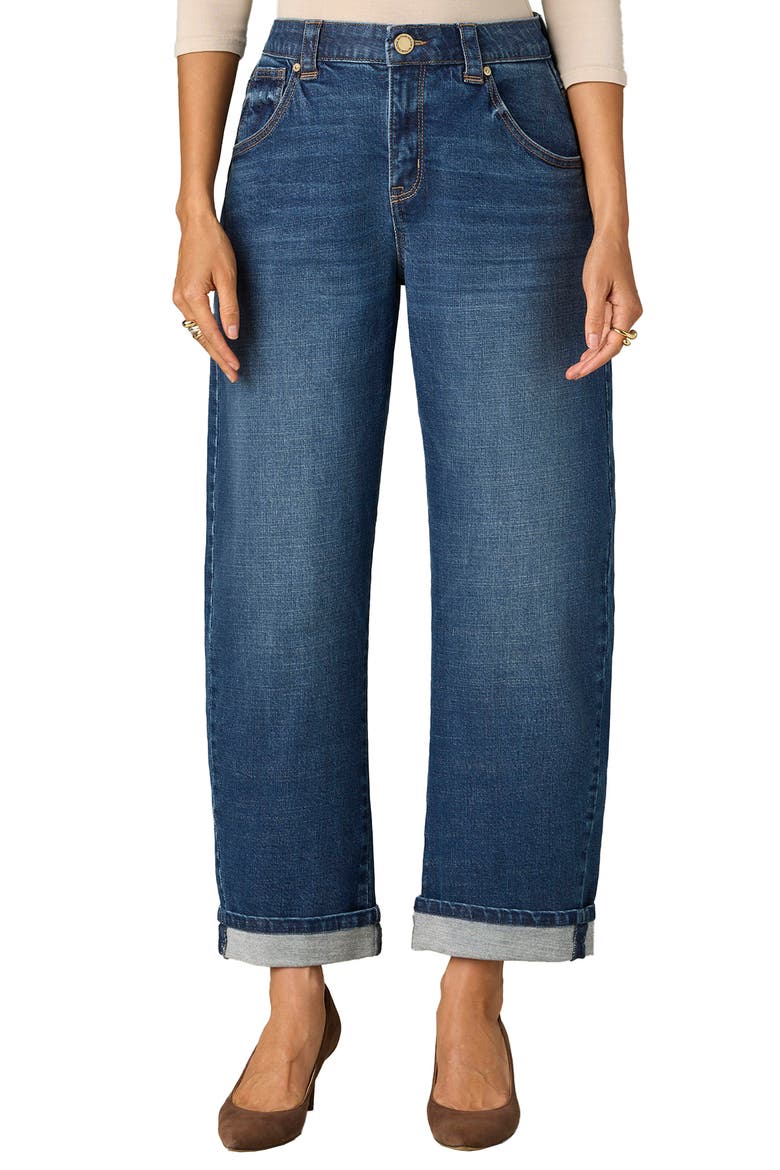 High Waist Straight Leg Jeans