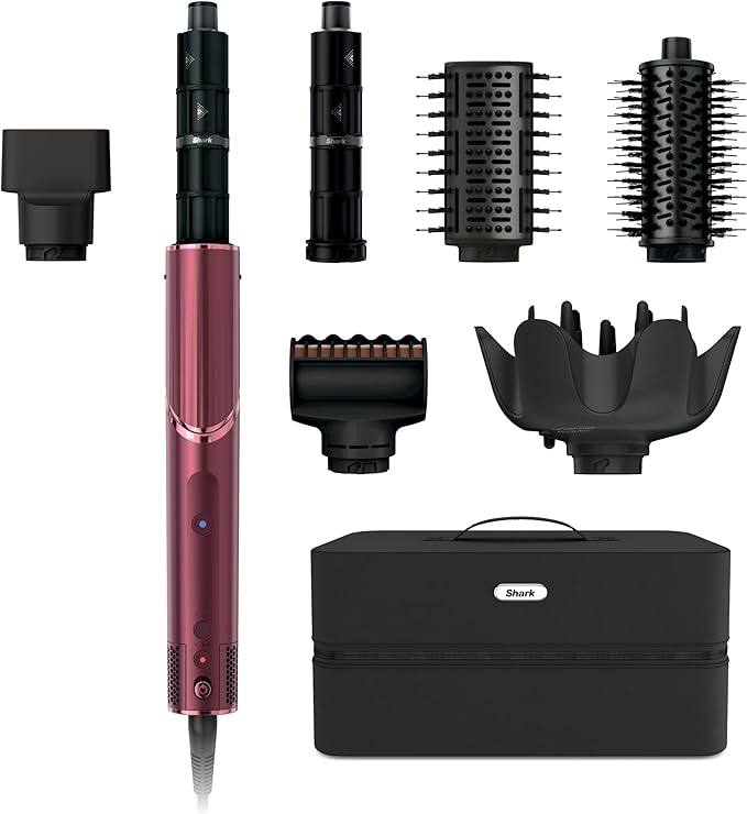 Shark, Shark Flexstyle, Air Multi-Styler & Drying System, Black Cherry, Hd457cr