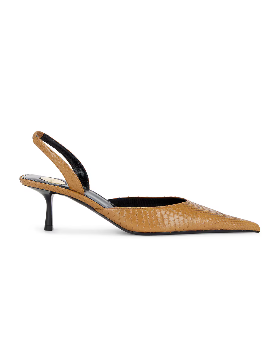 Saint Laurent, Misty Python Slingback Pump