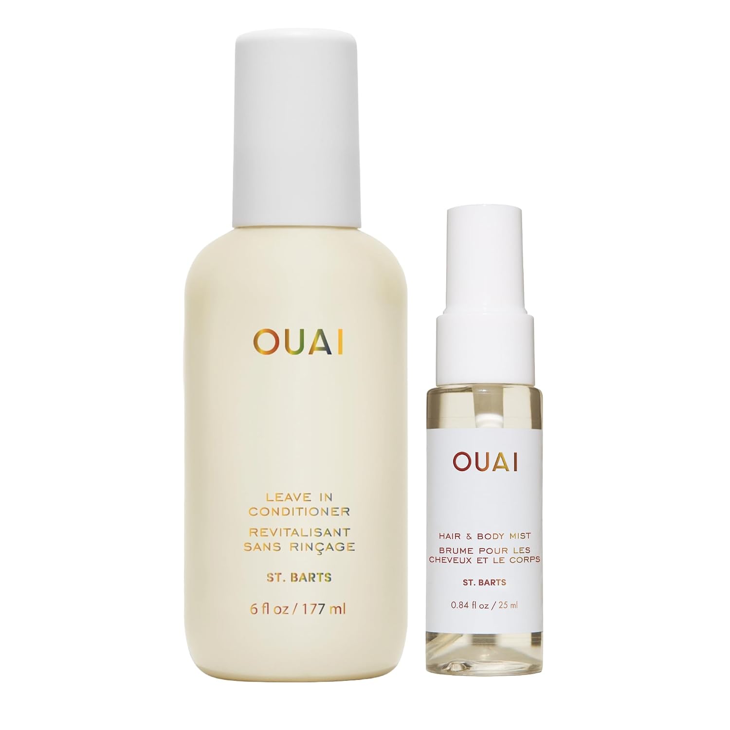OUAI, St. Barts Leave-In Conditioner & Hair and Body Mist Set
