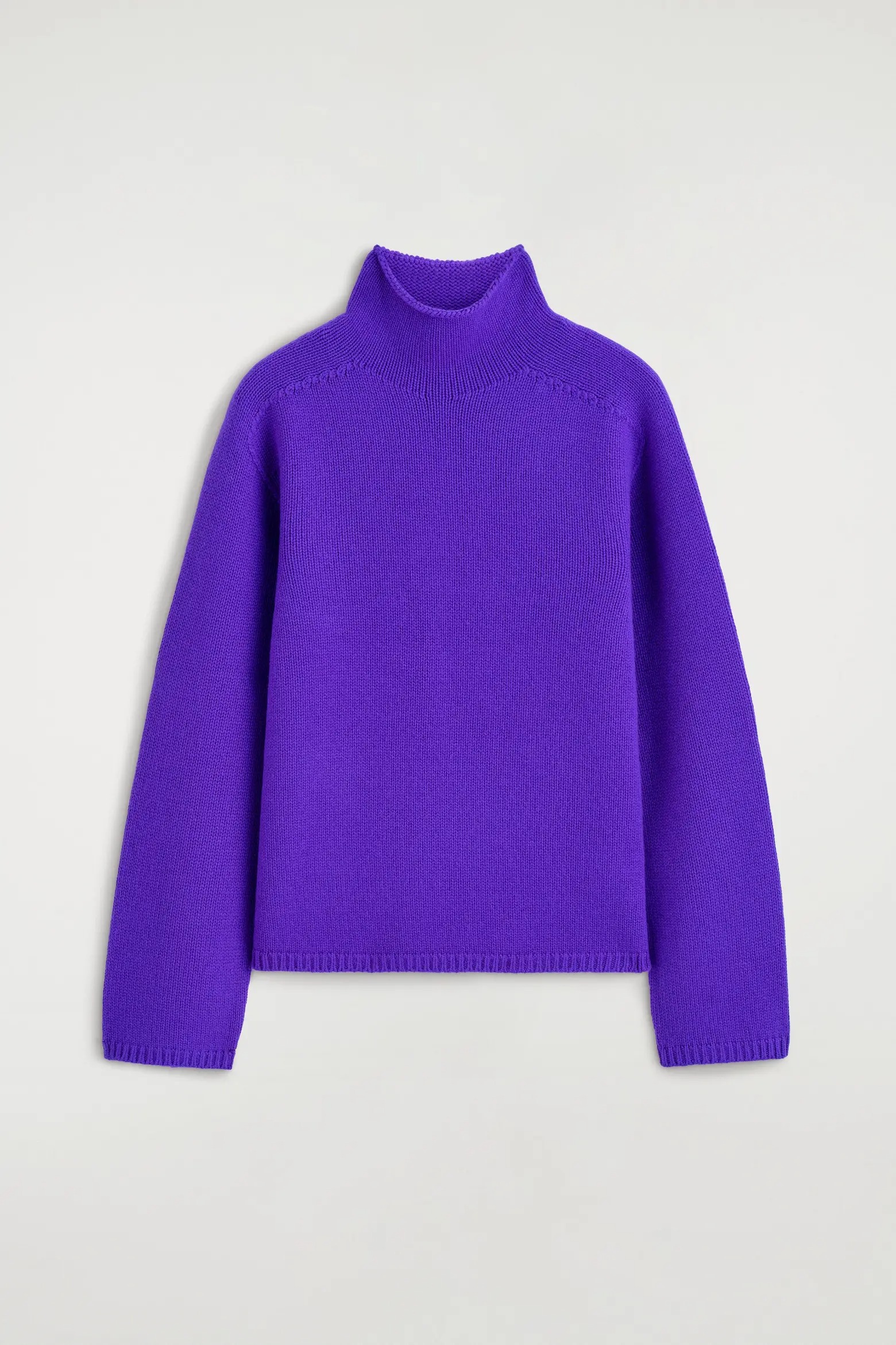 COS, Pure Cashmere Mock-Neck Sweater