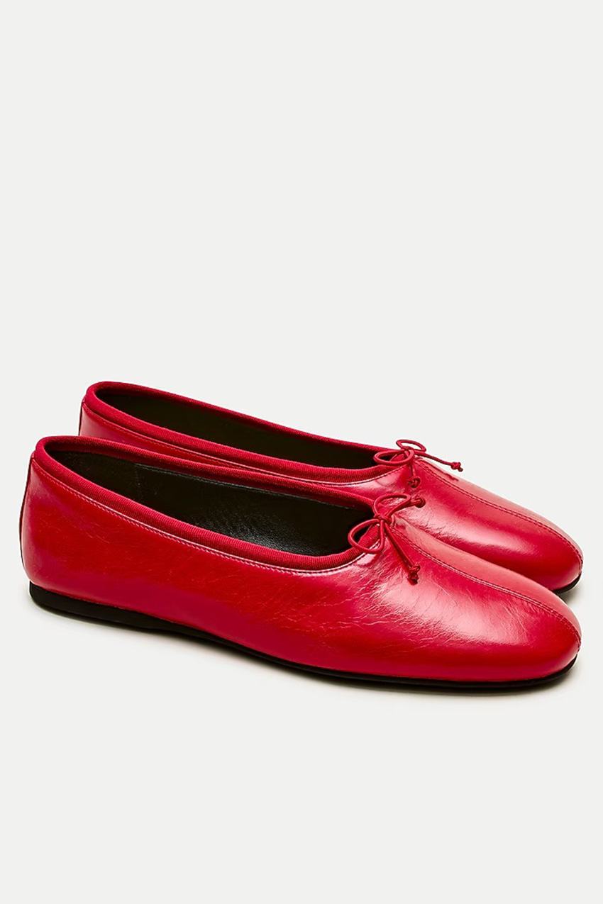 Verona Ballet Flats in Italian Leather