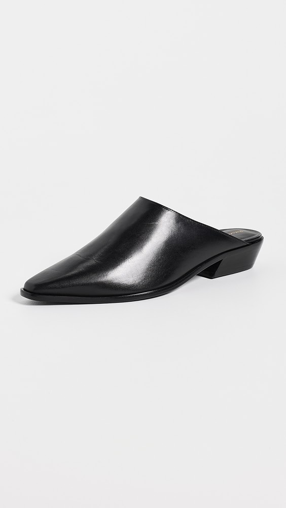 Dominique Mules - Black Leather