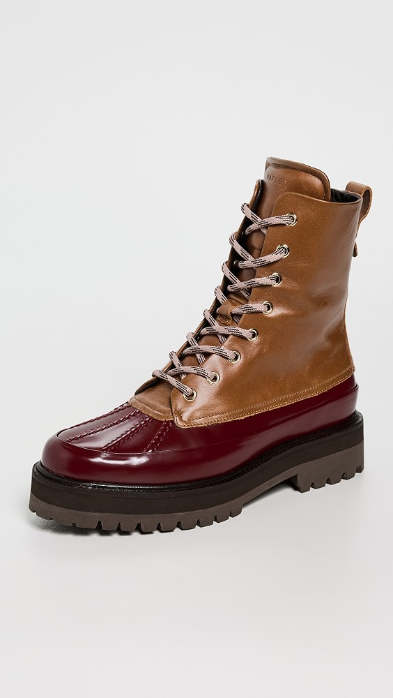Silo Winter Boots - Bordo/camel