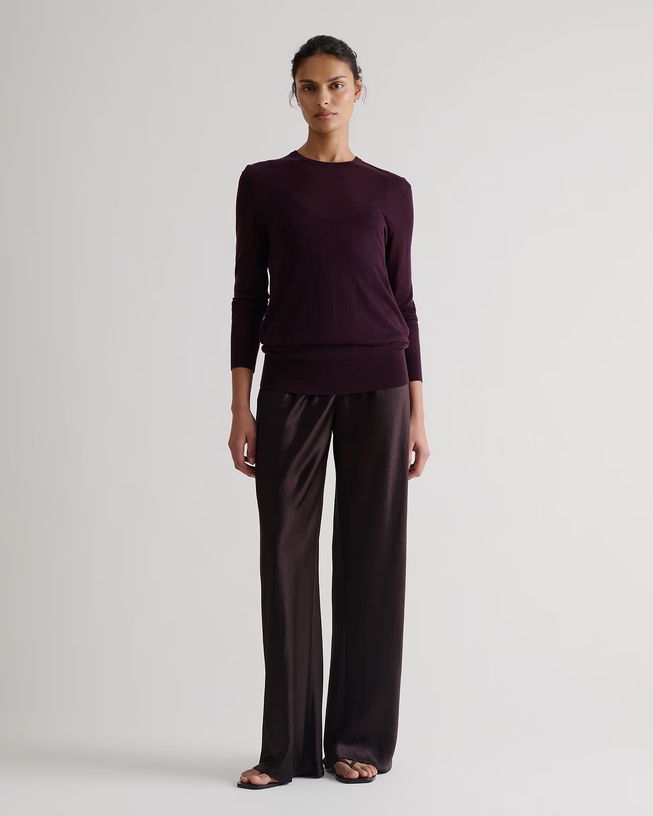 Rise & Fall, Women's Naia&trade; Liquid Satin Bias Trouser