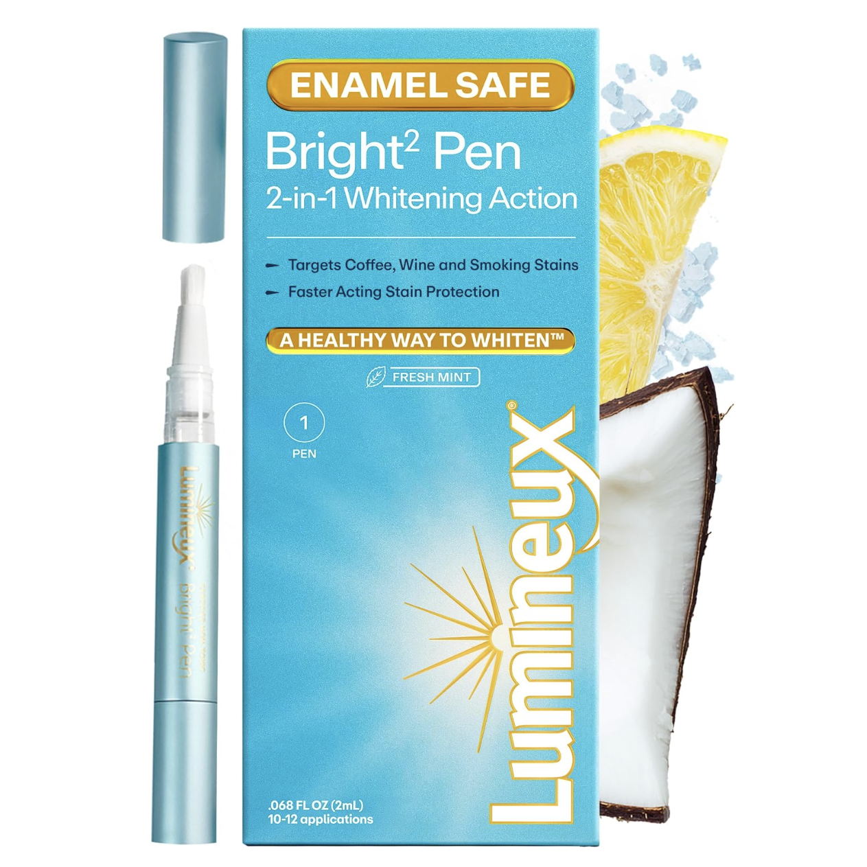 Lumineux, 2-In-1 Teeth Whitening Pen
