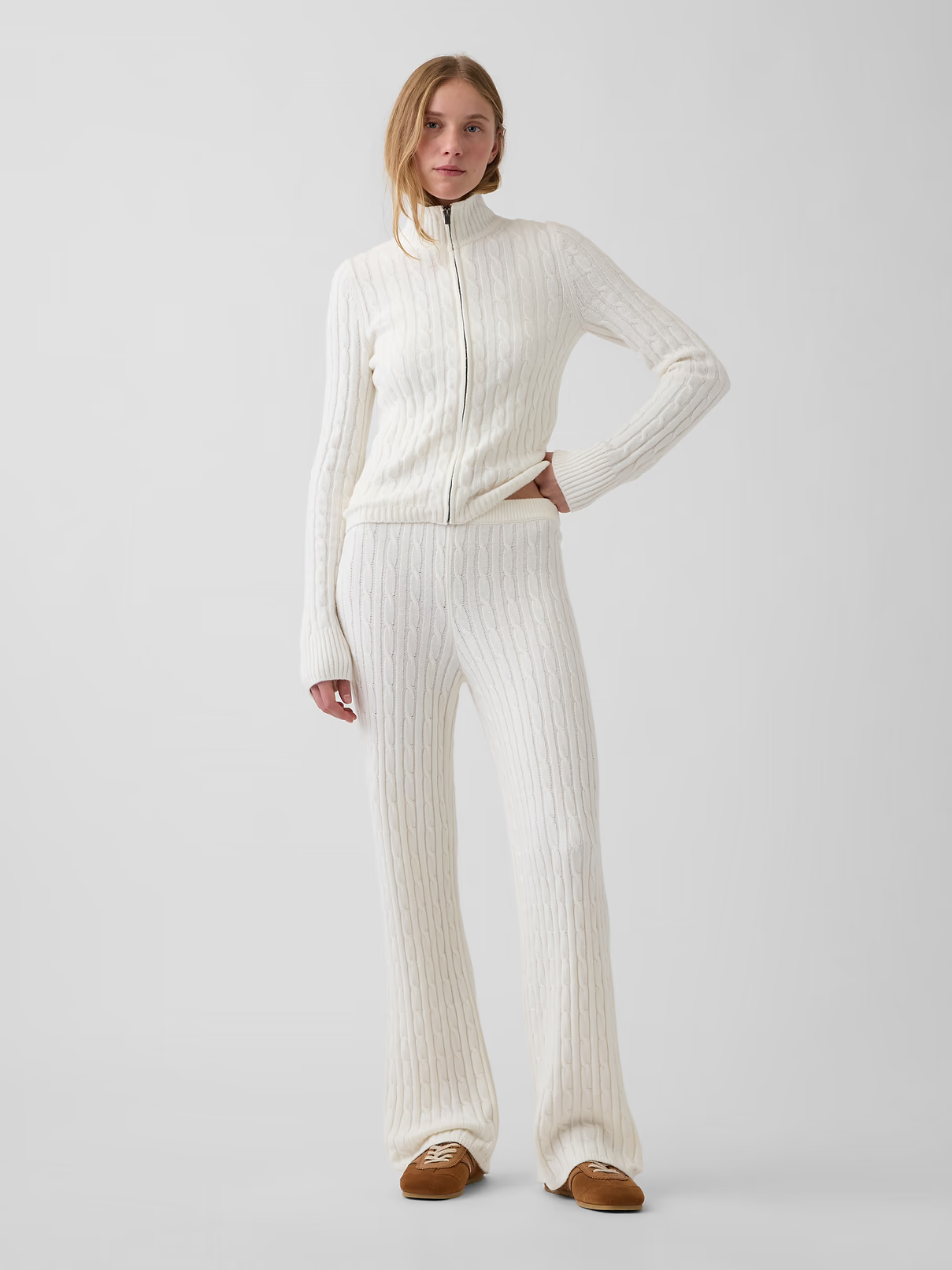 Gap, Cashsoft Cable-Knit Sweater Pants