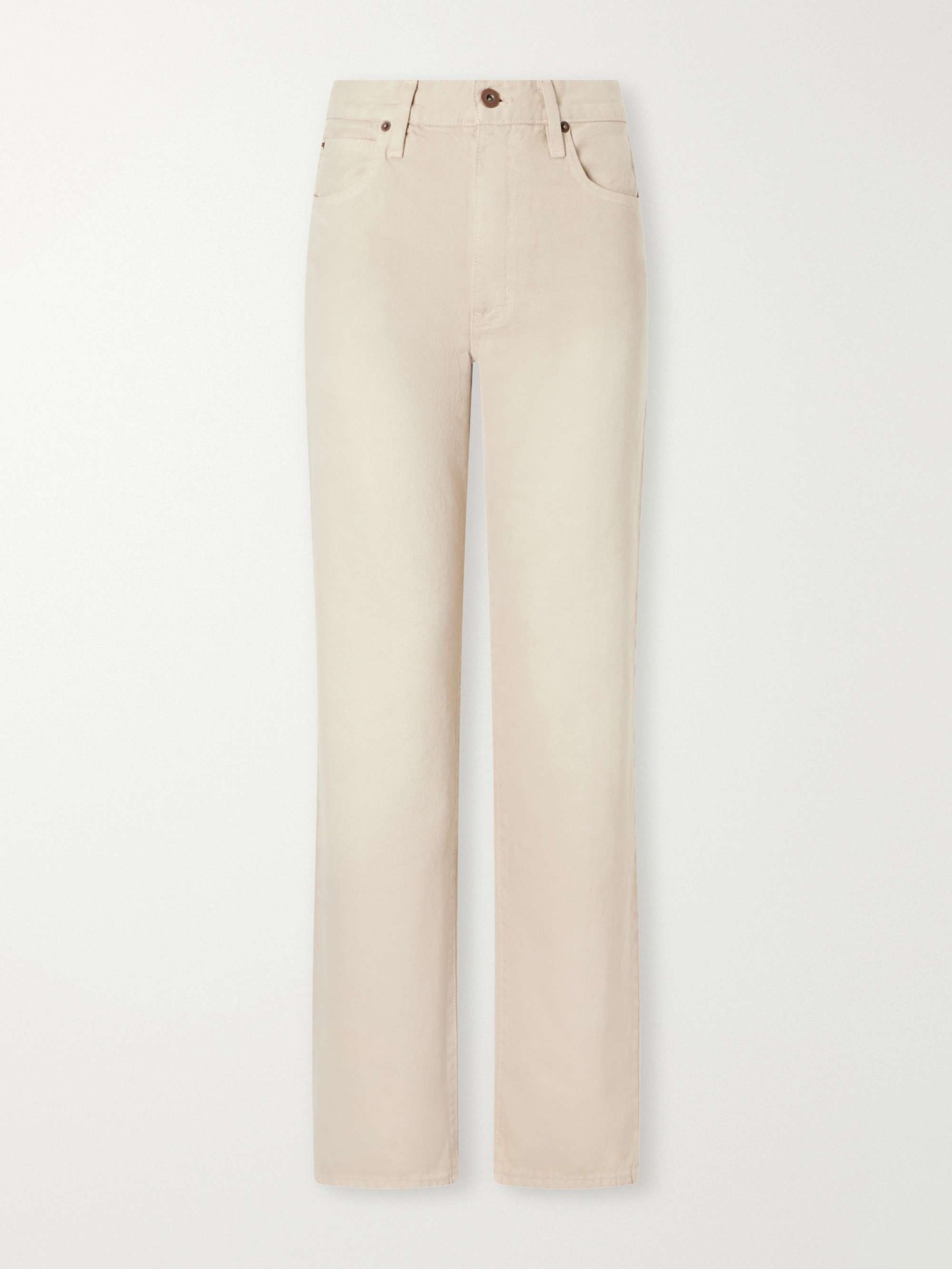 Kendra High-Rise Straight-Leg Jeans