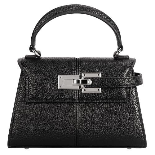 Top Handle Bags for Women,designer Vegan Leather Bag,black,small