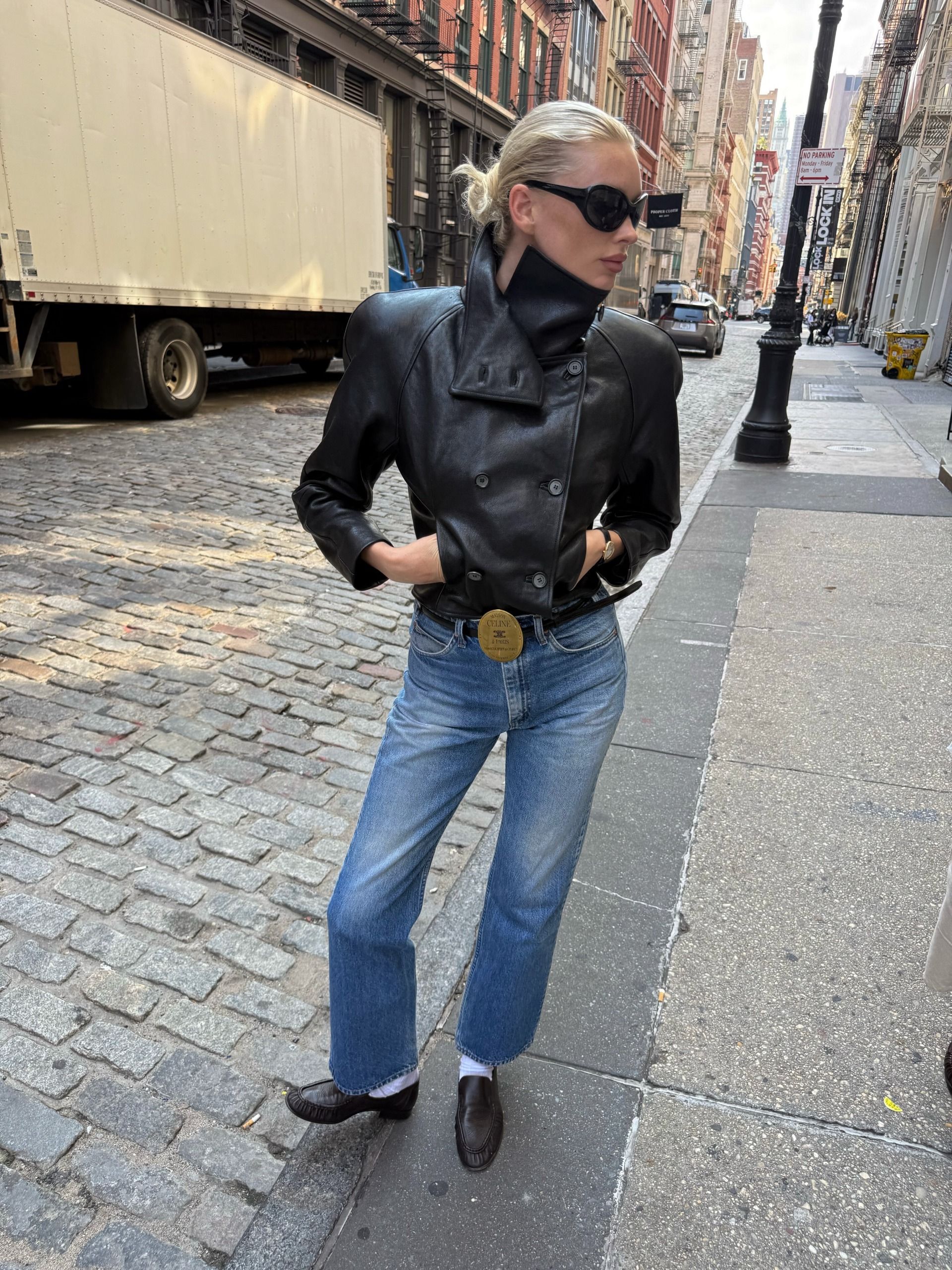 An image of a woman wearing updated fall outfit 2026