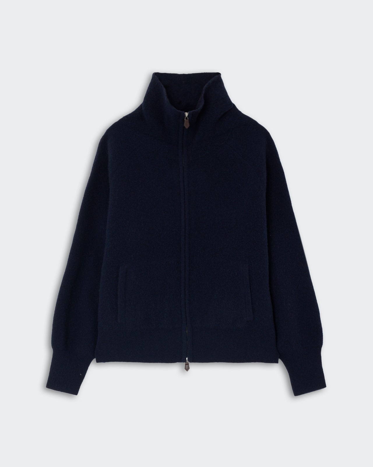 Felted Zip Jacket - Midnight - Midnight / Xs