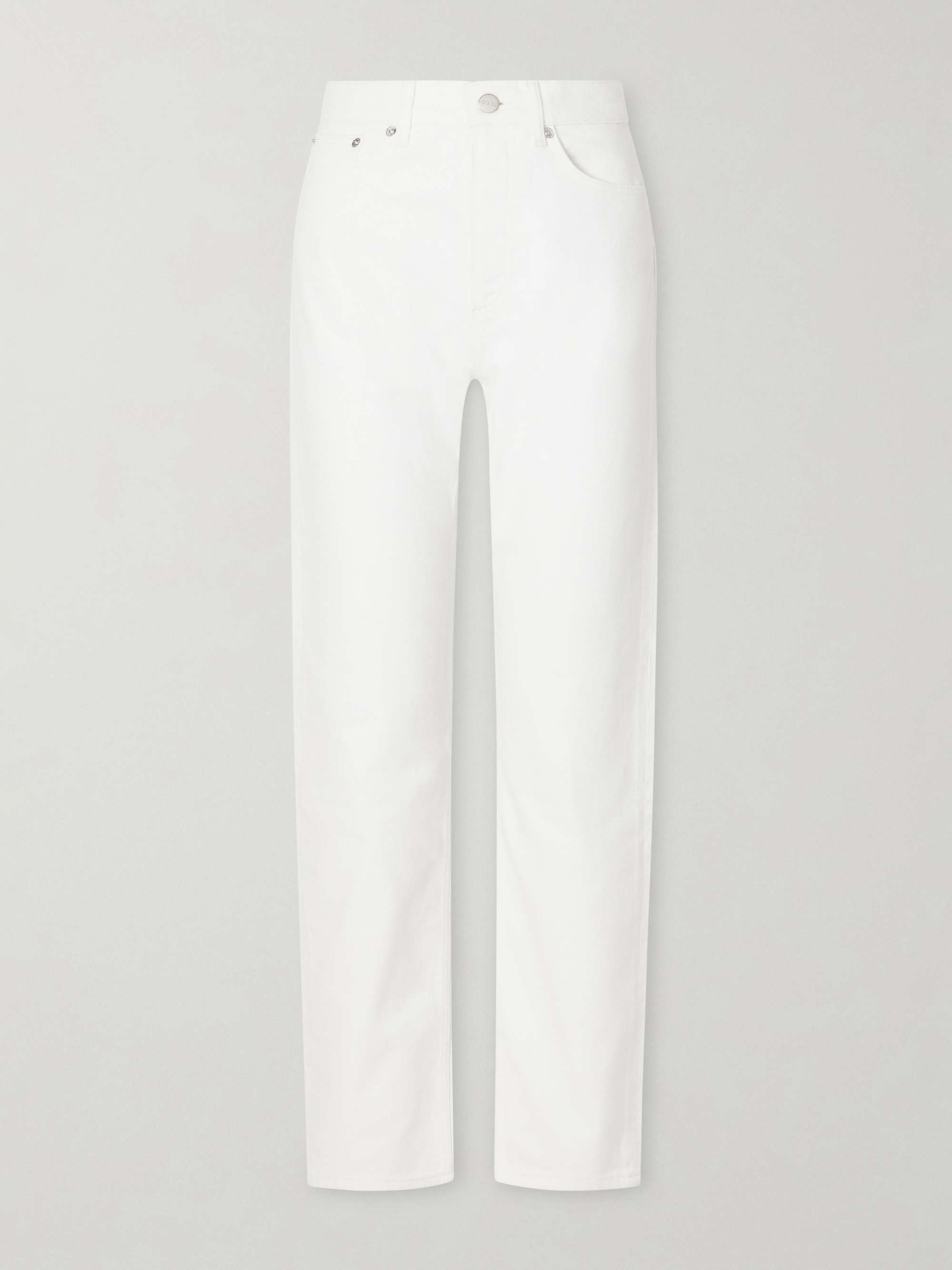 Sharon Mid-Rise Straight-Leg Jeans